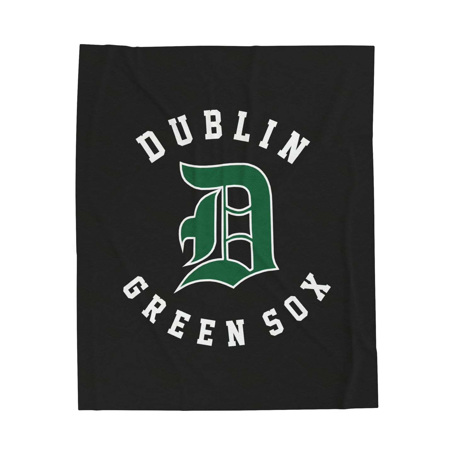 Green Sox Velveteen Plush Blanket 2