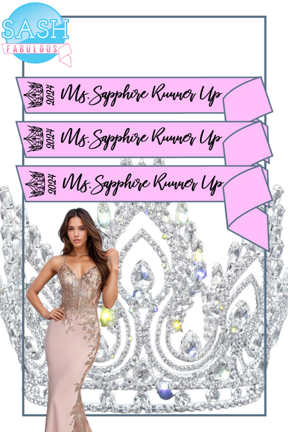 Pageant Sash Style 2