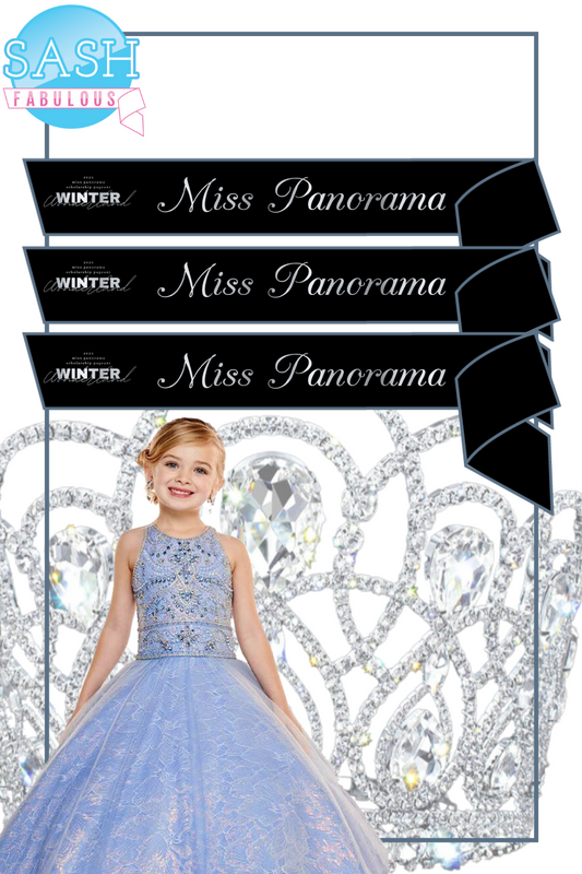 Pageant Sash Style 3