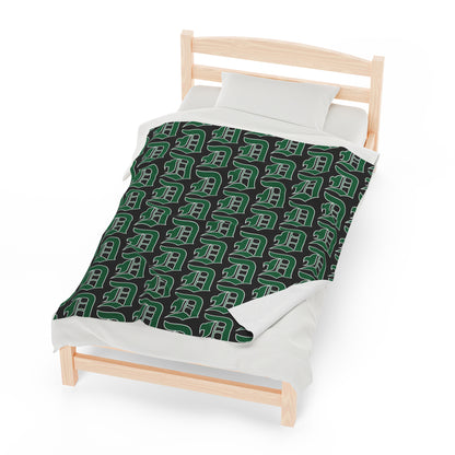 Green Sox Velveteen Plush Blanket 5
