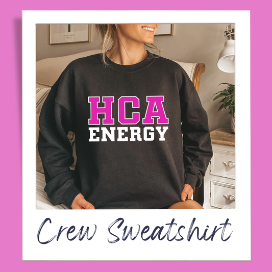 HCA ENERGY Crewneck Sweatshirt Black