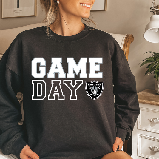 GAME DAY Raiders Crewneck Sweatshirt