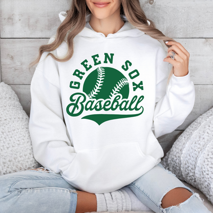 Green Sox Baseball Tail Hoodie
