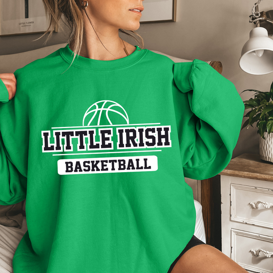 Little Irish Crewneck BASKETBALL