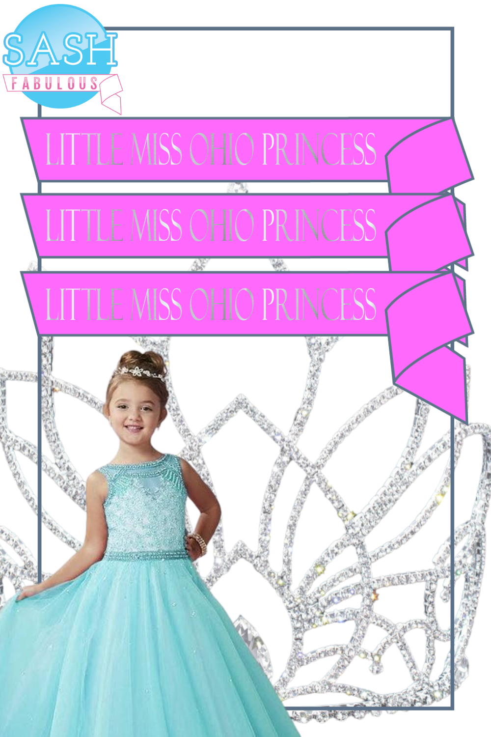 Pageant Sash Style 7