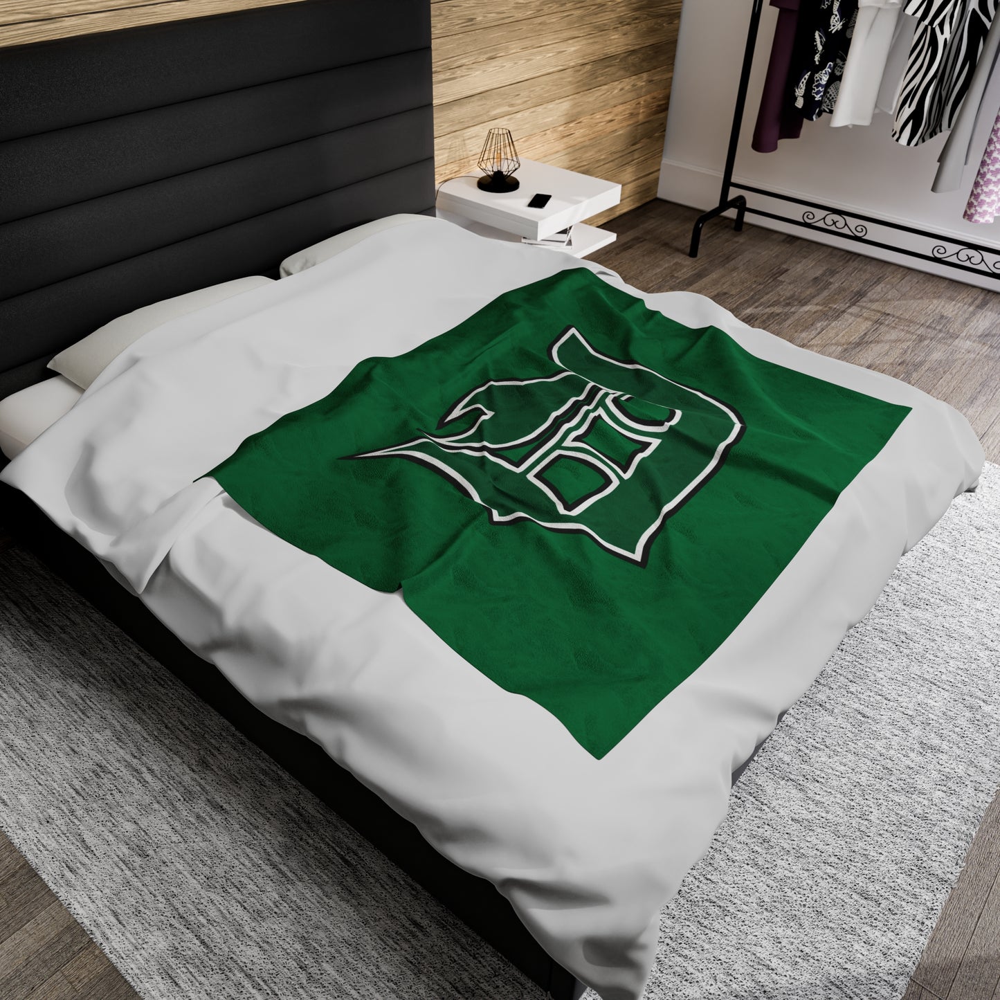 Green Sox Velveteen Plush Blanket 4