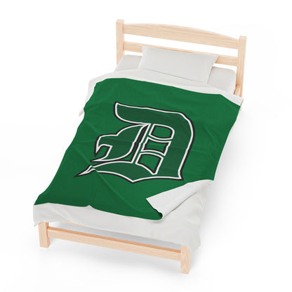 Green Sox Velveteen Plush Blanket 4