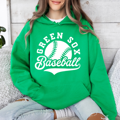 Green Sox Baseball Tail Hoodie