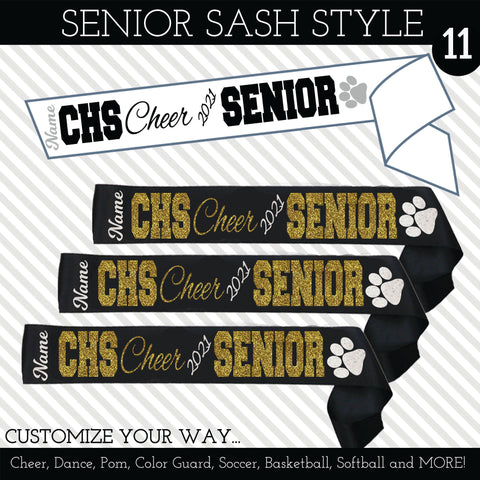 Senior Sash Style 11