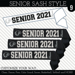 Senior Sash Style 9