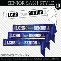 Senior Sash Style 10