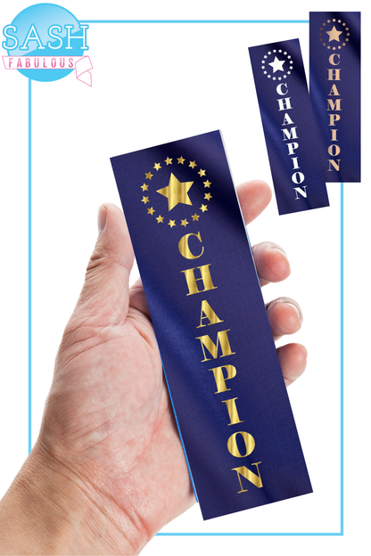 Award Ribbons - CHAMPION