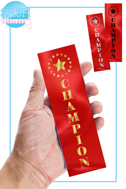 Award Ribbons - CHAMPION