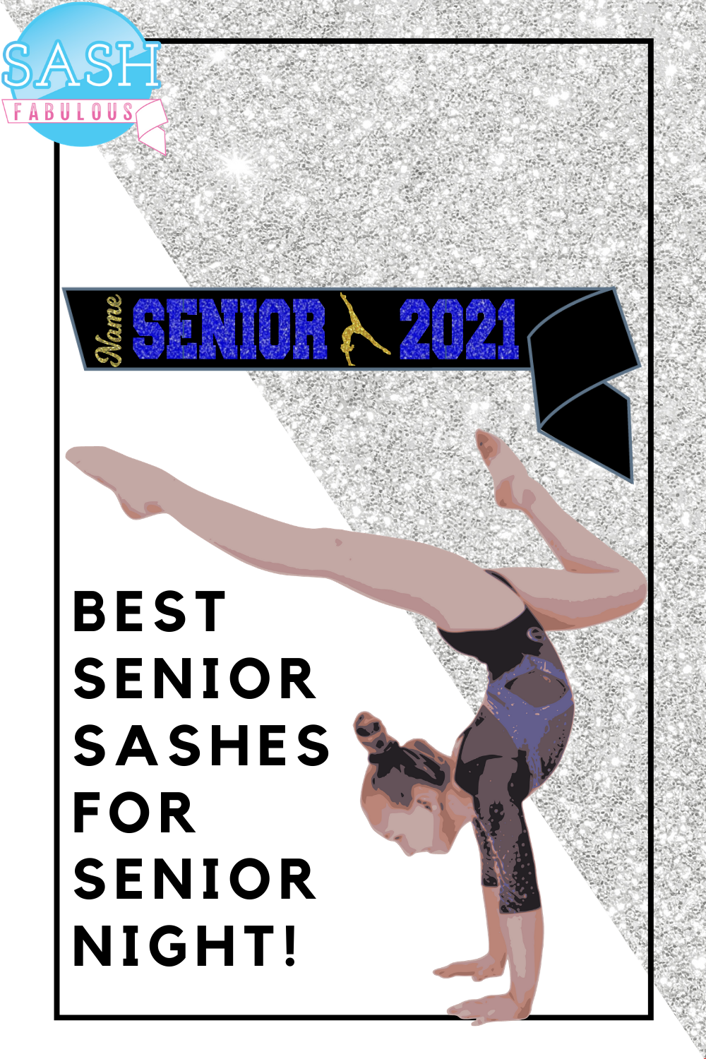 Gymnast Senior Sash Style 1