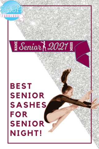 Gymnast Senior Sash Style 3