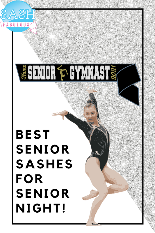 Gymnast Senior Sash Style 4