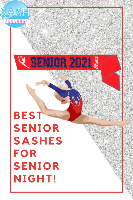 Gymnast Senior Sash Style 6