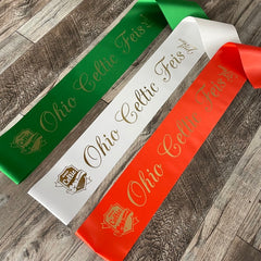 Irish Feis Sash FREE SAMPLE
