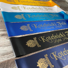 Irish Feis Sash Style 54