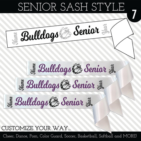 Senior Sash Style 7