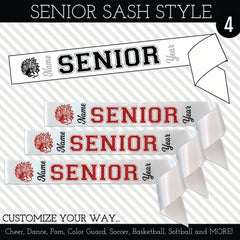 Senior Sash Style 4