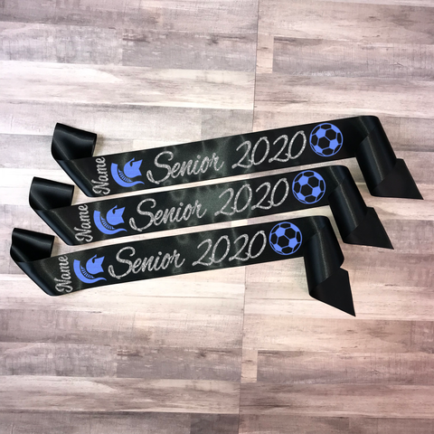 Soccer Senior Sash Style 2
