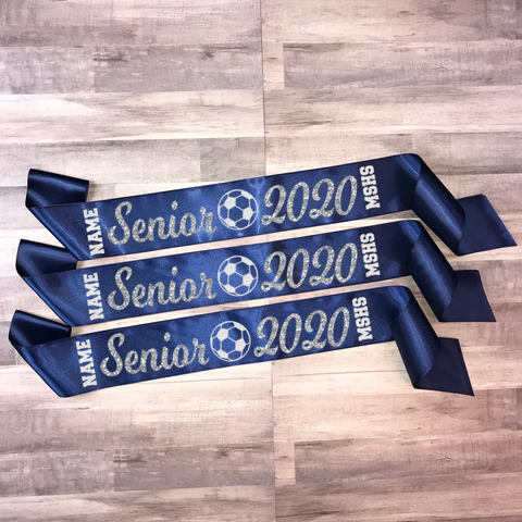 Soccer Senior Sash Style 5