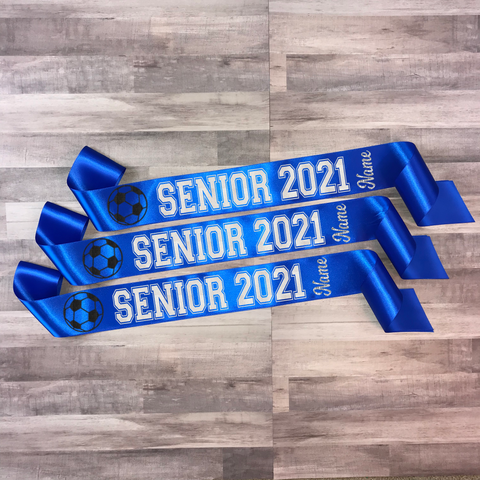 Soccer Senior Sash Style 8