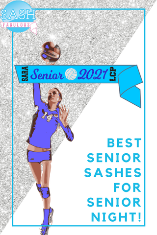Volleyball Senior Sash Style 6