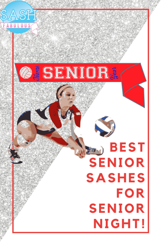 Volleyball Senior Sash Style 7
