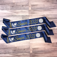 Volleyball Senior Sash Style 8